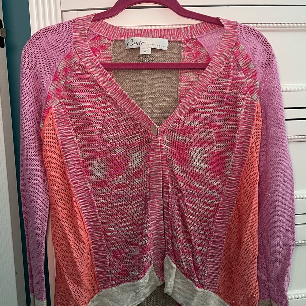 Cute Women's Colorful Knit Cardigan